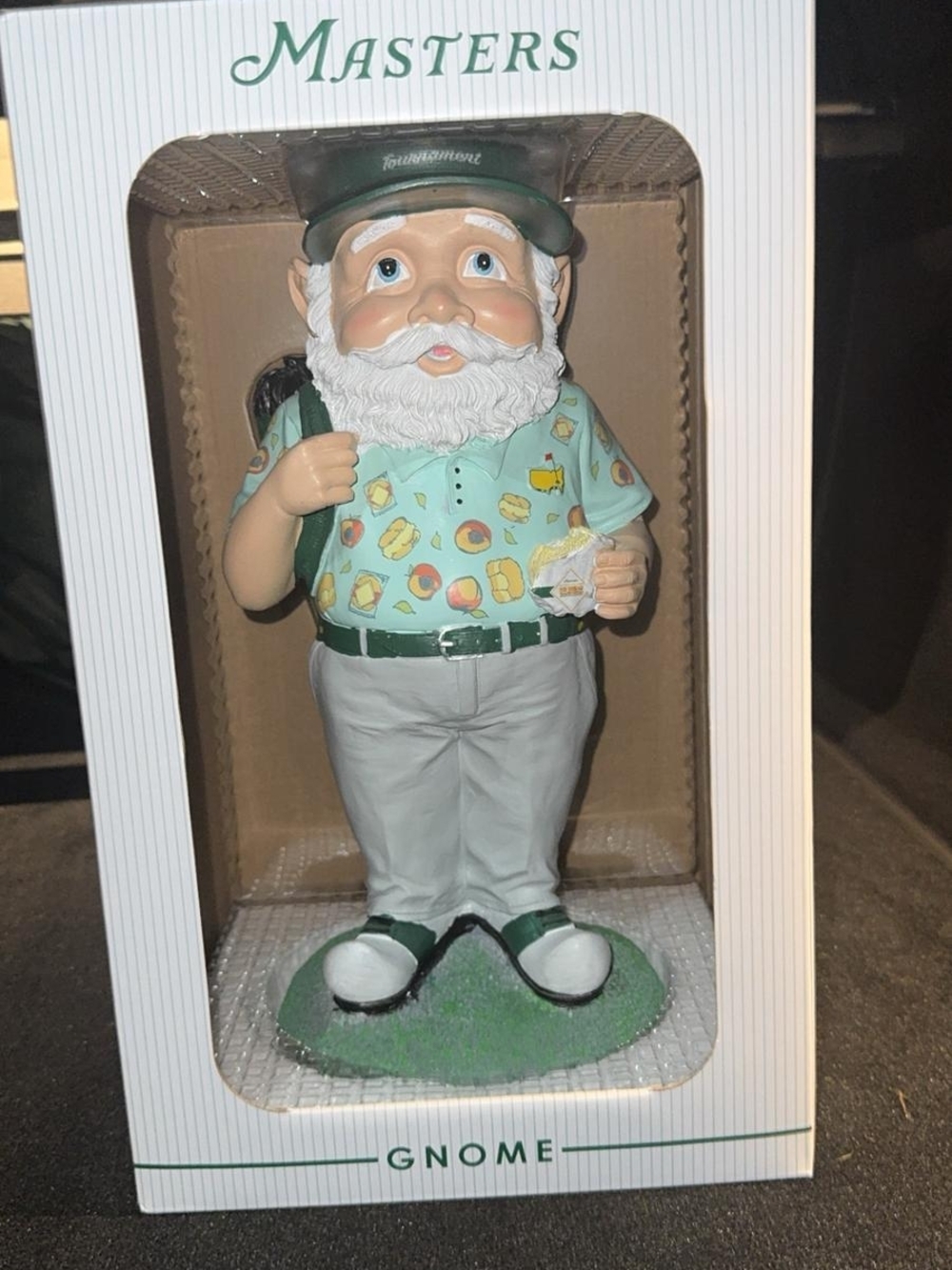 Masters Gnome Figurine - Mint Golf Shirt